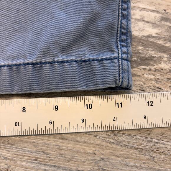 Vintage Tommy Bahama Relax Blue Mens 33 Chino Flat Front Preppy Shorts - Picture 9 of 9